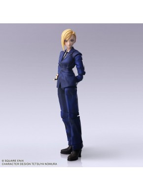 Figura Elena de Final Fantasy VII com traje azul, 14 cm