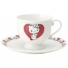 Set Tasse et Soucoupe en Porcelaine Hello Kitty Sanrio