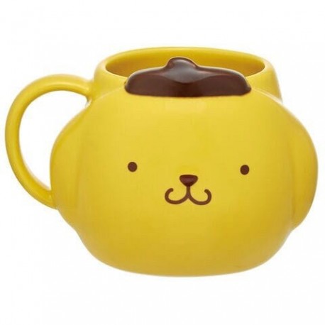 Caneca amarela de cerâmica Pompompurin de Sanrio
