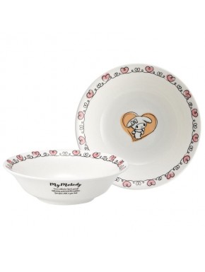 Tigela de cerâmica Sanrio My Melody com design de corações