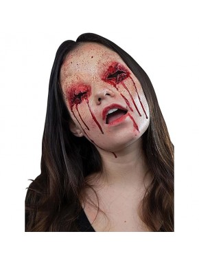 Aplicación de látex y maquillaje ojos arrancados GHOULISH