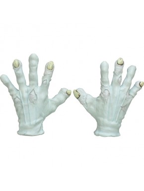 Manos de látex de payaso malvado de GHOULISH