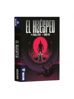 Caja y cartas del juego de mesa El Huésped Pocket