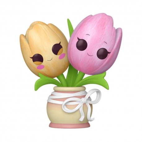 Figura de vinilo Funko POP! Tulipán rosa y amarillo
