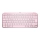 Clavier sans fil Logitech MX Keys Mini Rose