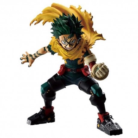 Figura Ichibansho Izuku Midoriya 16 cm en pose dinámica