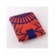 Poncho de microfibra Homem-Aranha vermelho com design de teia