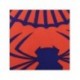 Poncho en microfibre Spiderman rouge avec design de toile