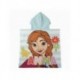 Poncho de microfibra Frozen con Elsa y Anna