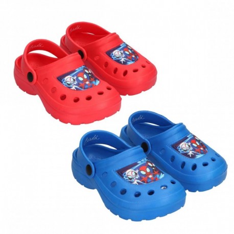 Tamancos EVA Spidey em vermelho e azul para crianças