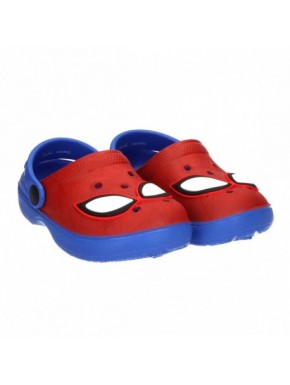 Sabots rouges et bleus Spiderman pour enfants