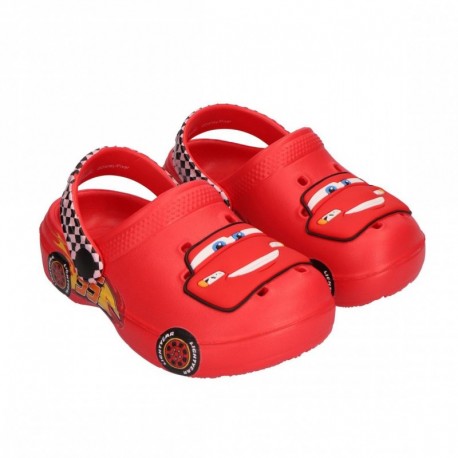 Sabots rouges pour enfants Disney Cars Flash McQueen