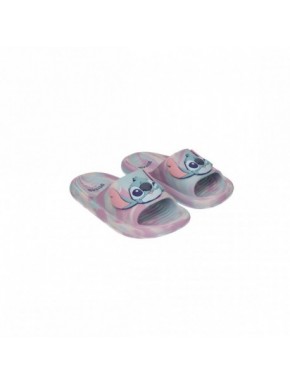 Claquettes enfant en EVA avec design Stitch et couleur pastel