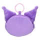 Porte-clés en peluche violet Kuromi Sanrio