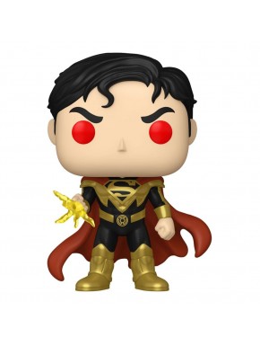 Figura Funko POP! Superman en traje negro y dorado
