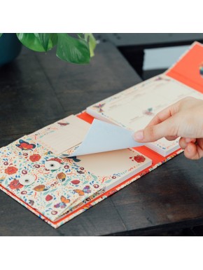 Planificateur hebdomadaire Frida Kahlo avec notes adhésives