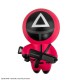 Squishy Soldado Armado en traje rojo de Squid Game