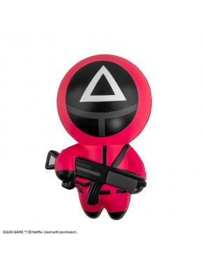 Squishy Soldado Armado em traje vermelho de Squid Game