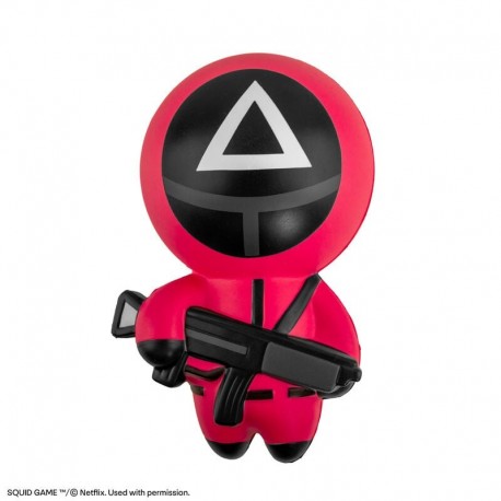 Squishy Soldado Armado en traje rojo de Squid Game