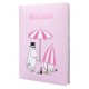 Caderno Moomin A5 capa rosa dura