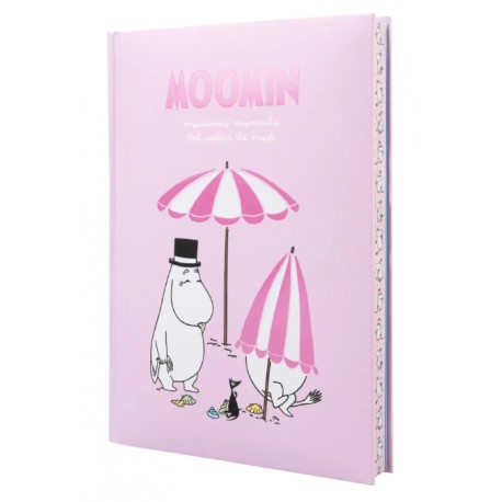 Caderno Moomin A5 capa rosa dura