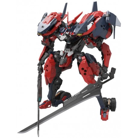 Model Kit Levante Hexa Gear 24 cm em vermelho e preto
