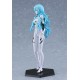 Maqueta PLAMAX de Rei Ayanami de 20 cm en versión cabello largo