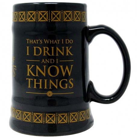 Jarra de Cerveza I Know Things Juego de Tronos