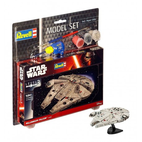 Maqueta Millennium Falcon de Star Wars de Revell, escala 1/241