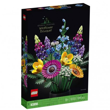 Caja del Ramo de Flores Silvestres LEGO Botanical Collection