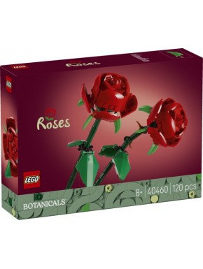 Set de construcción LEGO Rosas rojas con tallos ajustables