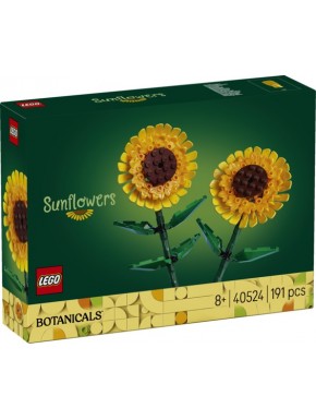 Caja del set LEGO Botanical Collection Girasoles
