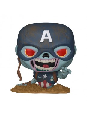 Figurine Funko POP! Marvel Zombies Captain America