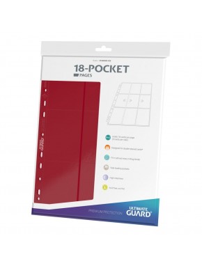 Pages rouges 18-Pocket Ultimate Guard pour cartes