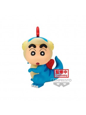 Figura de Dinosaur Shinchan en traje azul de Banpresto