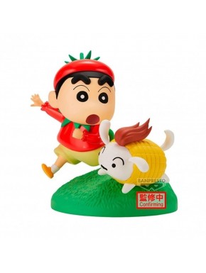 Figura de Crayon Shinchan en traje de verdura de Banpresto