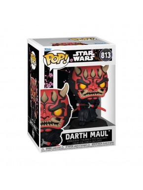 Funko Pop de Darth Maul em caixa com design Impressions
