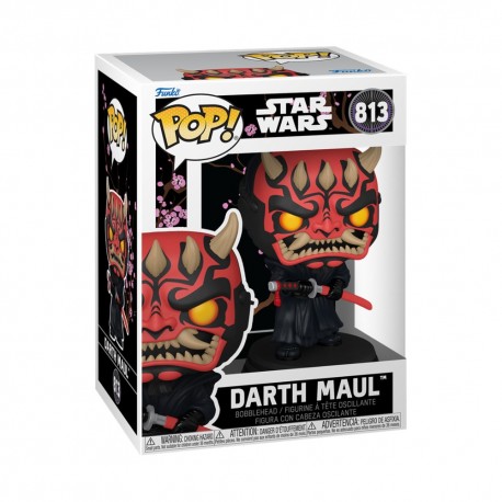 Funko Pop de Darth Maul em caixa com design Impressions