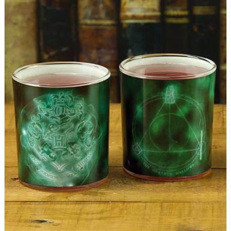 Pack Vasos cristal Harry Potter Patronus 400 ml