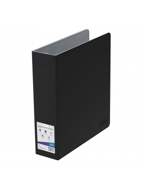 Álbum preto Ultimate Guard XenoSkin aberto com cartas