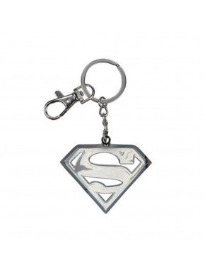 Porte-clés mousqueton avec logo classique de Superman