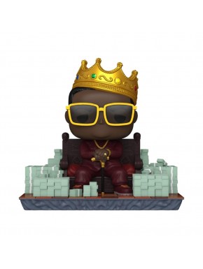 Figura Funko Pop Deluxe Notorious B.I.G. sentado en trono