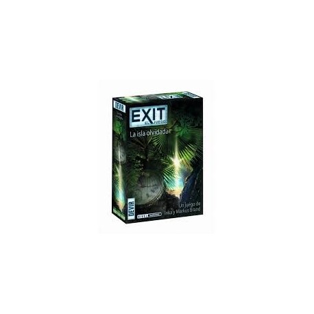 Boîte et composants du jeu EXIT: L'Île Oubliée