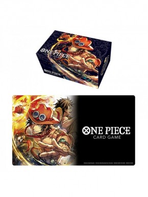 Tapete y caja de almacenamiento de One Piece con diseño de Ace