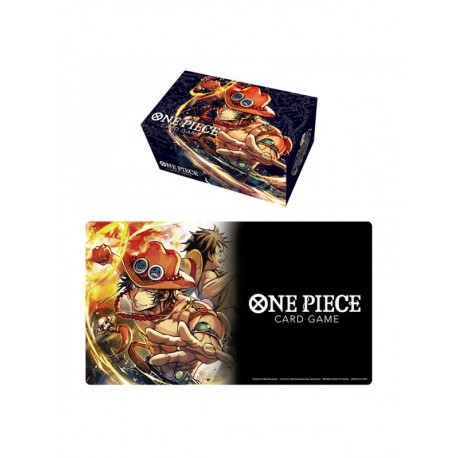 Tapete y caja de almacenamiento de One Piece con diseño de Ace