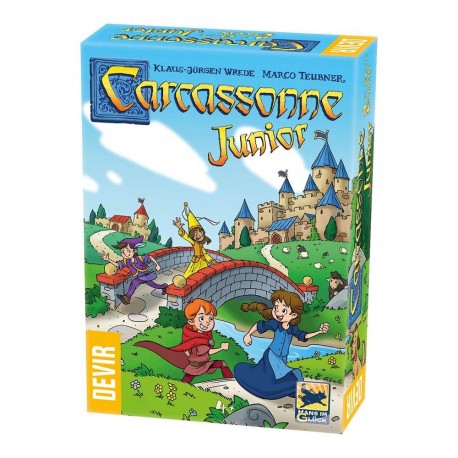 Caja del juego de mesa Carcassonne Junior