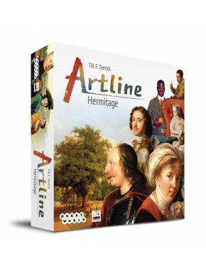 Caixa do jogo de tabuleiro Artline Hermitage em espanhol