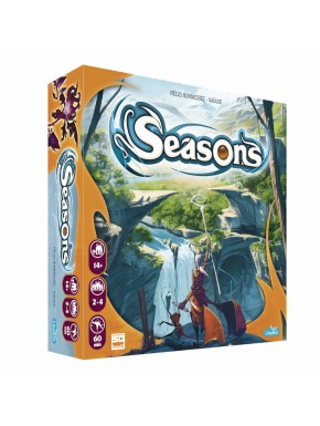 Caja del juego de mesa Seasons en español