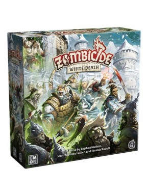 Caja y miniaturas de Zombicide: White Death