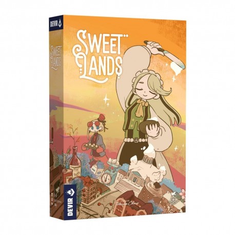 Caja del juego de mesa Sweet Lands de Devir